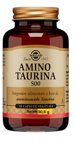 AMINO TAURINE 500 50 VEGETABLE CAPSULES