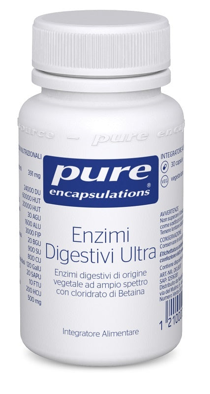 PURE ENCAPSULATIONS DIGESTIVE ENZYMES ULTRA 30 CAPSULES