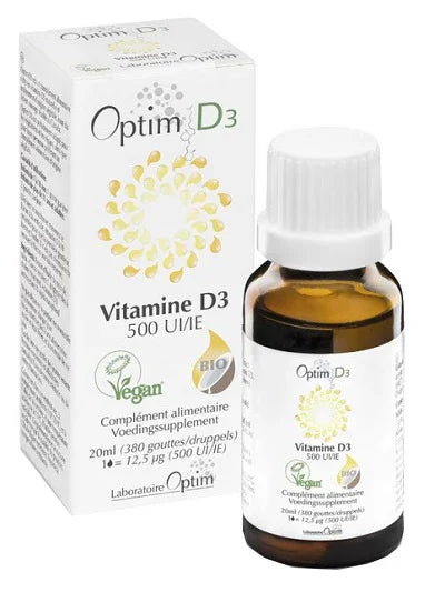 OPTIM D3 VITAMINA VEGETALE 500UI GOCCE 20 ML - Farmaspeed