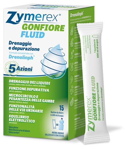 ZYMEREX GONFIORE FLUID ANANAS 15 BUSTINE