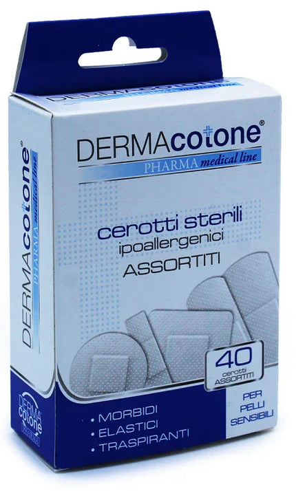 CEROTTO IPOALLERGENICO DERMACOTONE MISURE ASSORTITE 40 PEZZI - Farmaspeed