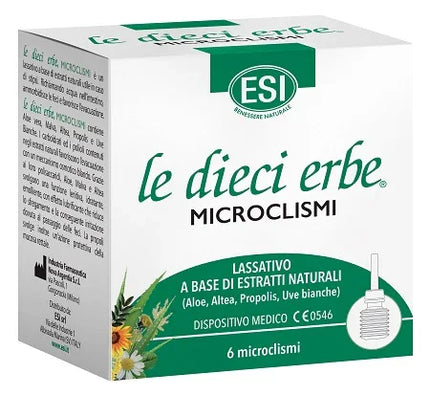 ESI LE DIECI ERBE MICROCLISMI 6 PEZZI - Farmaspeed
