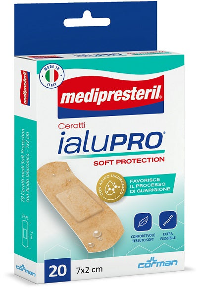 MEDIPRESTERIL IALUPRO SOFT PROTECTION PATCHES MEDI 7X2CM 20 PIECES