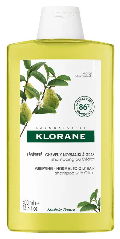 KLORANE SHAMPOO PURIFYING AL CEDRO 400 ML - Farmaspeed