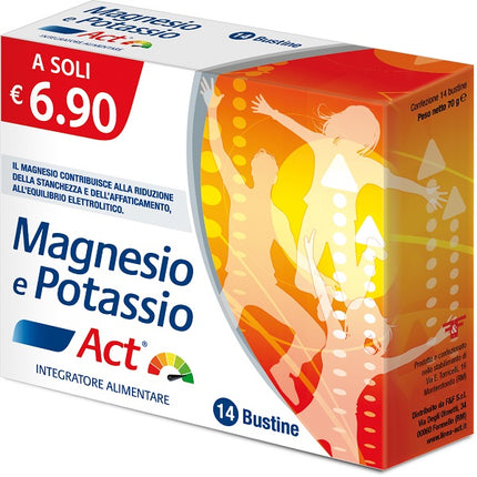 MAGNESIUM AND POTASSIUM ACT 14 SACHETS