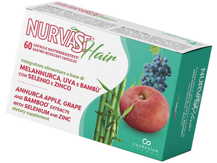 NURVAST HAIR 60 GASTRORESISTANT CAPSULES