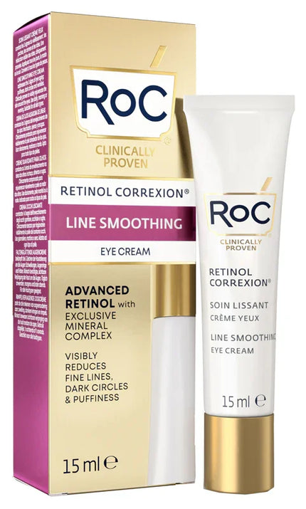 ROC RETINOL CORREXION LINE SMOOTHING CREMA OCCHI 15 ML - Farmaspeed