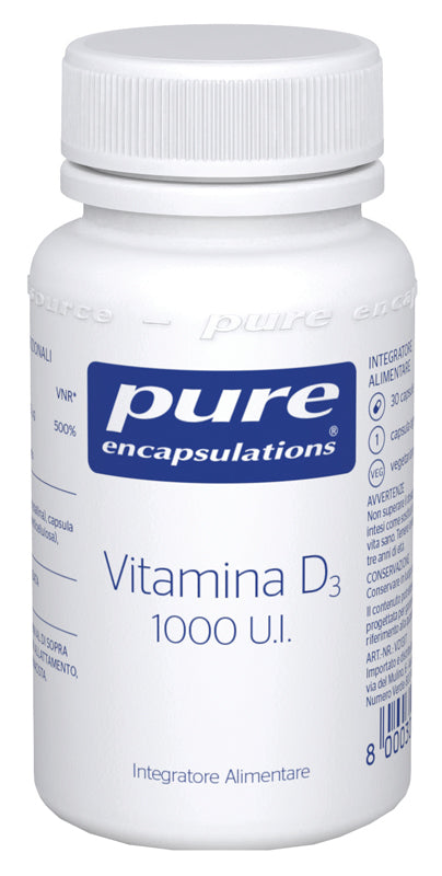 PURE ENCAPSULATIONS VITAMINA D3 30 CAPSULE