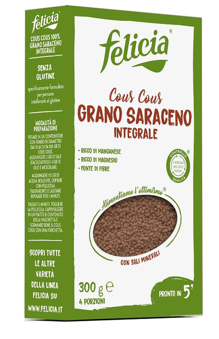 FELICIA COUS COUS GRANO SARACENO INTEGRALE 300 G