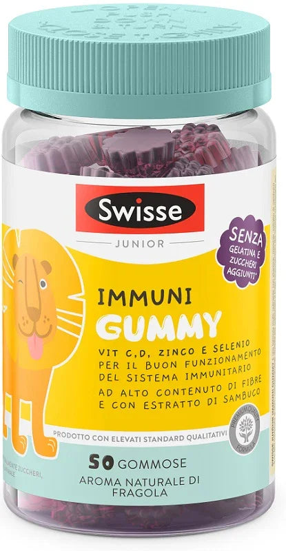 SWISSE JUNIOR IMMUNI GUMMY 50 PASTIGLIE GOMMOSE - Farmaspeed