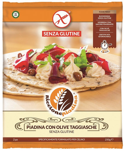 RICCIONE PIADINA CON OLIVE TAGGIASCHE 250 G