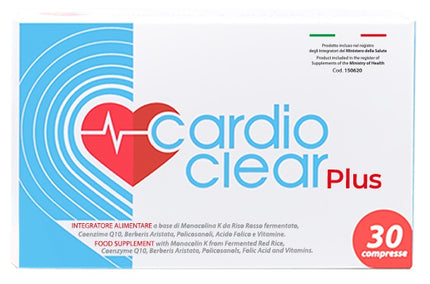 CARDIOCLEAR PLUS 30 TABLETS