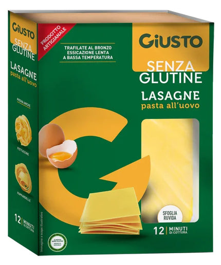 GIUSTO SENZA GLUTINE SFOGLIE LASAGNE 200 G - Farmaspeed