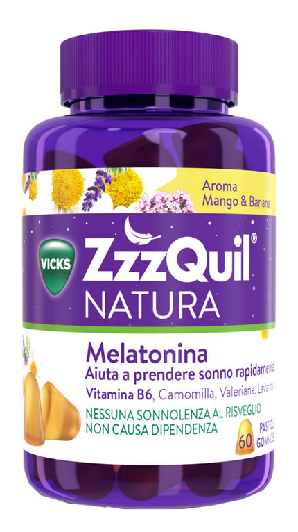 ZZZQUIL NATURA MANGO & BANANA 60 PASTIGLIE GOMMOSE