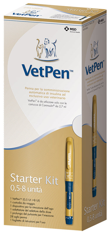 CANINSULIN VET PEN 8 UI STARTER KIT
