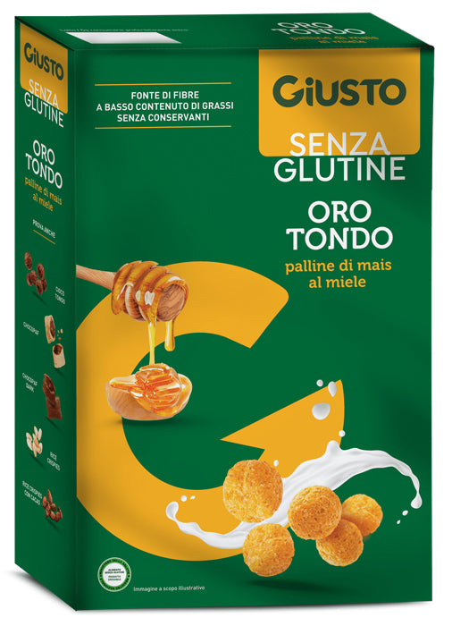 GIUSTO SENZA GLUTINE ORO TONDO MIELE 250 G