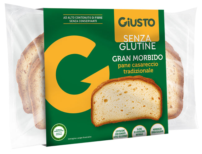 GIUSTO GLUTEN FREE GRAN MORBIDO HOMEMADE BREAD 200 G