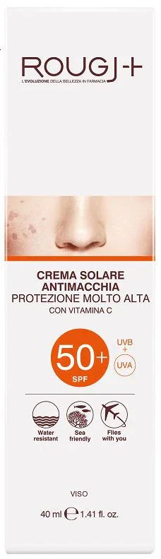ROUGJ SOLARE SPF50+ VISO ANTIMACCHIA VITAMINA C 40 ML - Farmaspeed