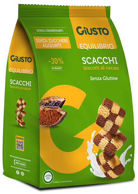 GIUSTO SENZA GLUTINE SCACCHI EQUILIBRIO 250 G