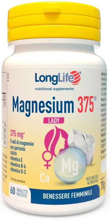 LONGLIFE MAGNESIUM 375 LADY 60 TAVOLETTE - Farmaspeed