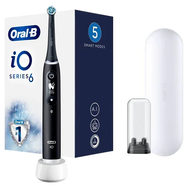 ORAL-B IO 6 BLACK SPAZZOLINO ELETTRICO + 2 REFILL - Farmaspeed