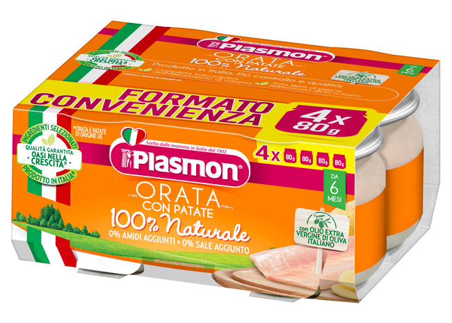 PLASMON ORATA CON PATATE 4 X 80 G