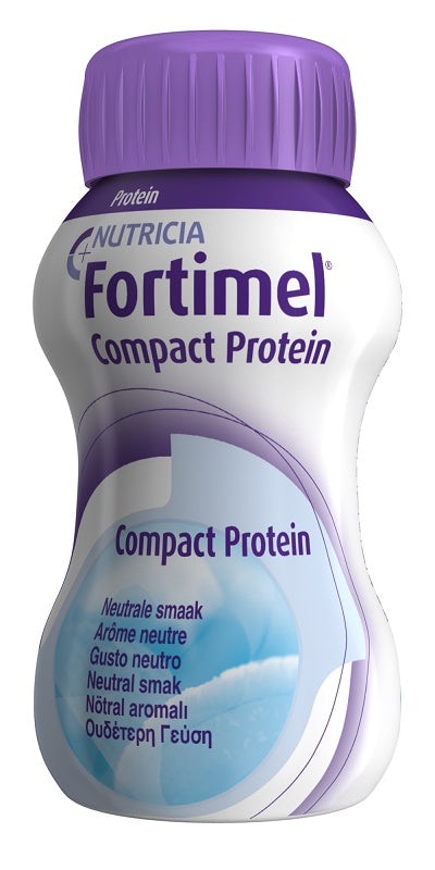 NUTRICIA FORTIMEL COMPACT PROTEIN NEUTRAL FLAVOUR 4 BOTTLES OF 125 ML