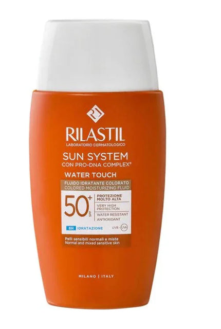 RILASTIL SUN SYSTEM WATER TOUCH COLOR FLUIDO SPF50+ 50 ML - Farmaspeed