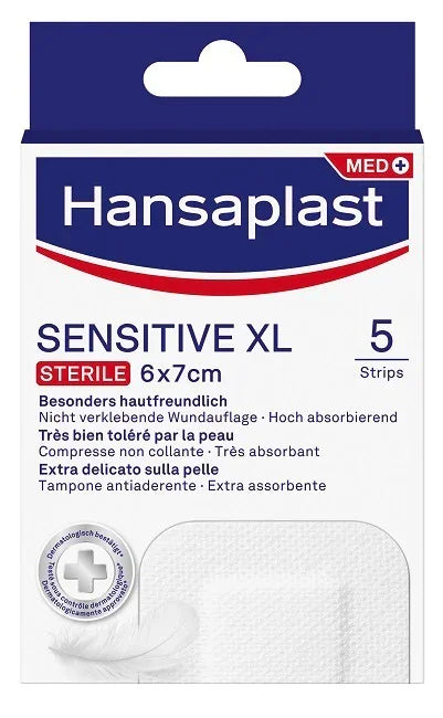 CEROTTO HANSAPLAST SENSITIVE XL 5 PEZZI - Farmaspeed