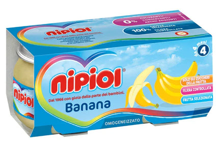 NIPIOL OMOGENEIZZATO BANANA 2 X 80 G - Farmaspeed