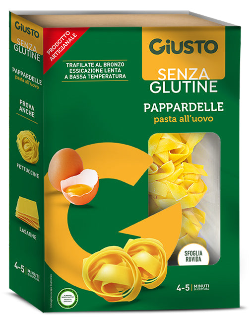 GIUSTO SENZA GLUTINE PAPPARDELLE ALL'UOVO 250 G