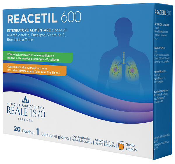 REACETIL 600 20 SACHETS REALE 1870