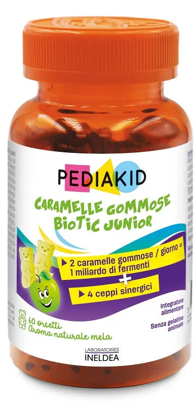 PEDIAKID BIOTIC JUNIOR 60 ORSETTI GOMMOSI - Farmaspeed