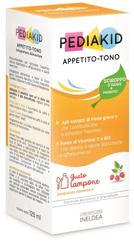 PEDIAKID APPETITO E TONO SCIROPPO 125 ML - Farmaspeed