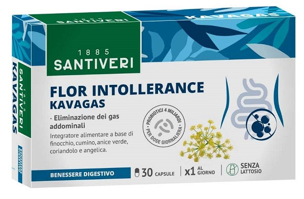 FLOR INTOLERANCE KAVAGAS 30 CAPSULES