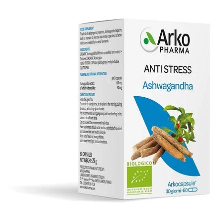 ARKOCPS ASHWAGANDHA BIO 60 CAPSULE - Farmaspeed