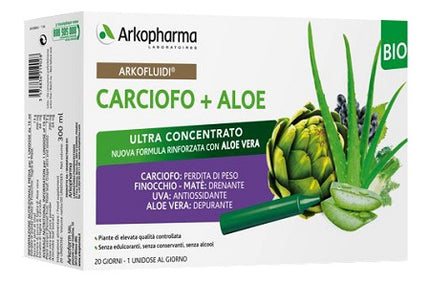 ARKOFLUIDI ARTICHOKE+ALOE VERA 20 VIALS 200 G