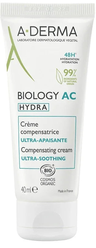 ADERMA BIOLOGY AC HYDRA CREMA COMPENSATRICE ULTRA LENITIVA 40 ML - Farmaspeed