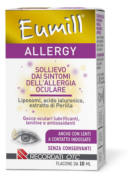 EUMILL ALLERGY EYE DROPS 10 ML BOTTLE
