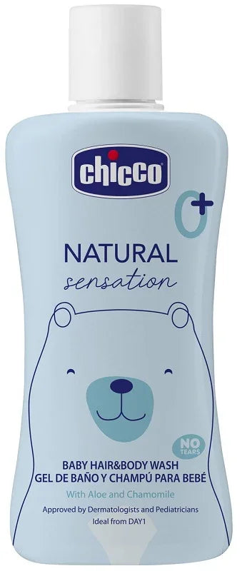 CHICCO NATURAL SENSATION BAGNO SHAMPOO 200 ML - Farmaspeed