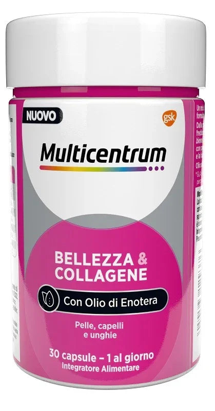 MULTICENTRUM BELLEZZA & COLLAGENE 30 CAPSULE - Farmaspeed