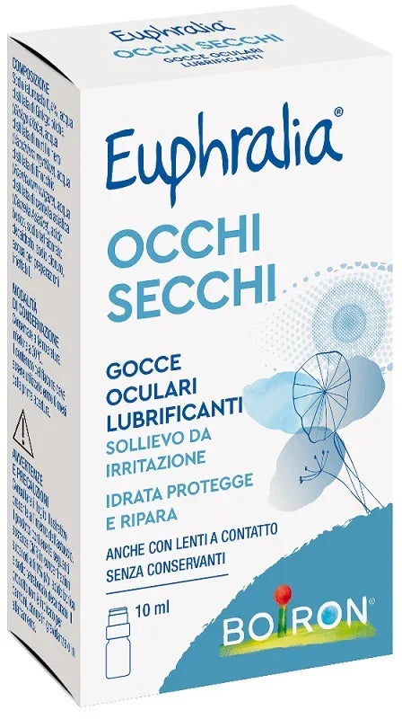 GOCCE OCUALRI LUBRIFICANTI EUPHRALIA OCCHI SECCHI 10 ML - Farmaspeed