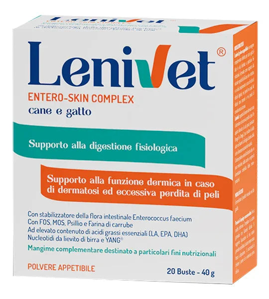LENIVET ENTERO SKIN COMPLEX 20 BUSTE DA 2000 MG - Farmaspeed