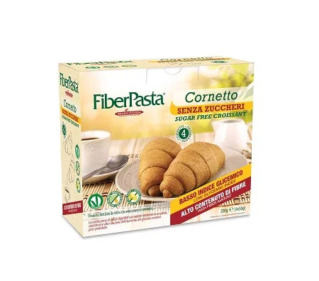 FIBERPASTA CORNETTO SENZA ZUCCHERI 100% VEGETALE 200 G - Farmaspeed