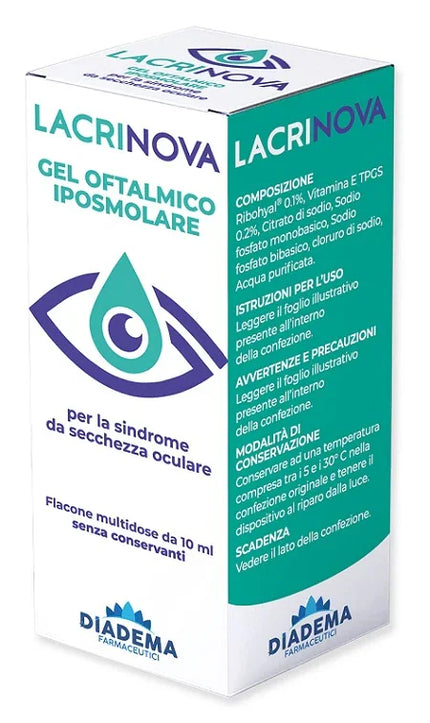 LACRINOVA GEL OFTALMICO IPOSMOLARE TB 10 ML - Farmaspeed
