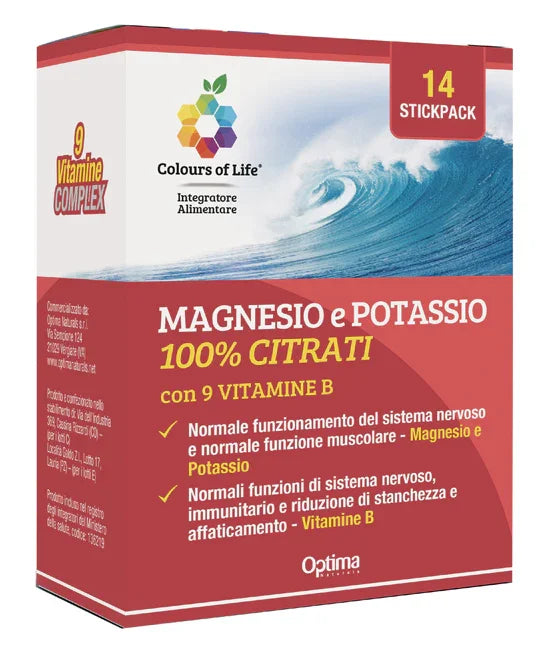 MAGNESIO POTASSIO VIT B 14 STICK - Farmaspeed