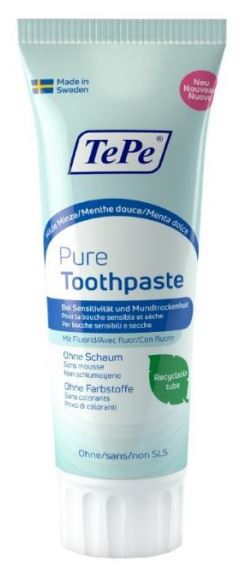TEPE PURE PEPPERMINT GENTLE TOOTHPASTE 75 ML