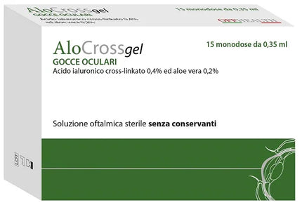 ALOCROSSGEL SOLUZIONE OFTALMICA 15 MONODOSE DA 0,35 ML - Farmaspeed