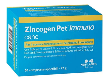 ZINCOGEN PET IMMUNO 60 COMPRESSE - Farmaspeed