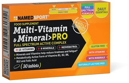 MULTI-VITAMIN&MINERAL PRO 30 COMPRESSE - Farmaspeed